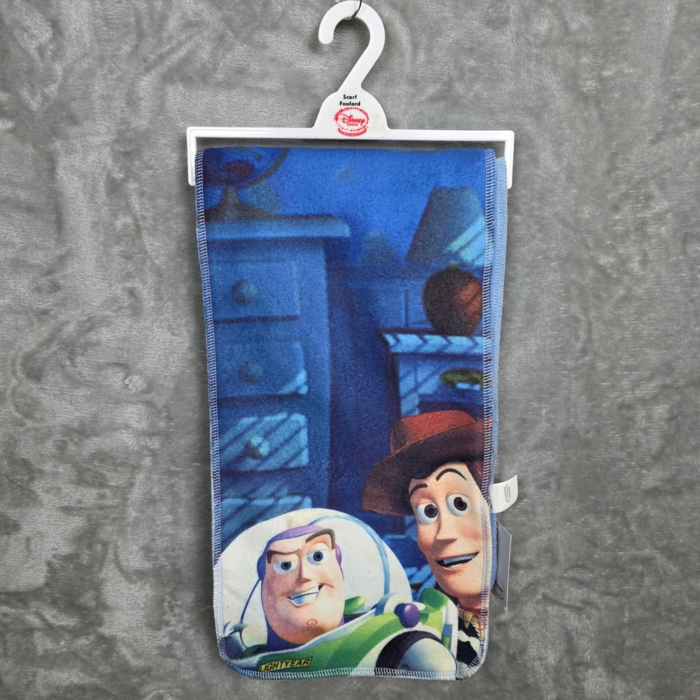 Disney‎ Pixar Toy Story Woody Buzz Lightyear Rex Slinky Fleece Scarf Kids